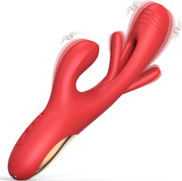 LovesNote Dual Rabbit Vibrator with Clitoral Suction LovesNote Dual Rabbit Vibrator with Clitoral Suction